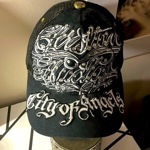 Christian Audigier Snapback with Rhinestones